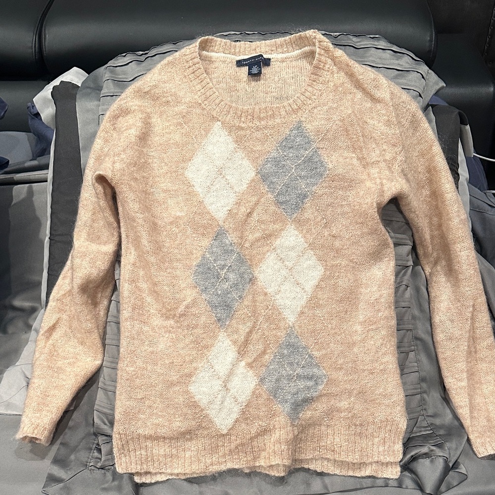 Tommy Hilfiger Beige Knit Sweater